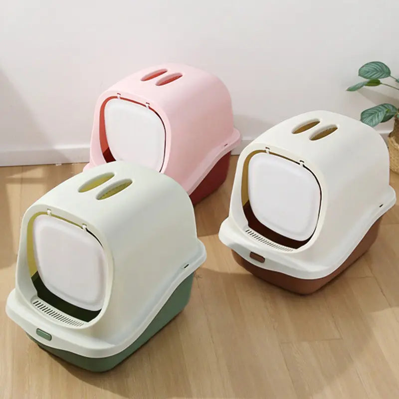 Premium Cat Litter Box – Stylish, Spacious & Smartly Designed