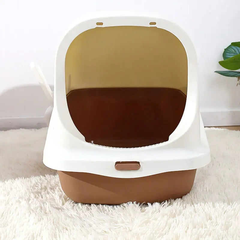 Premium Cat Litter Box – Stylish, Spacious & Smartly Designed