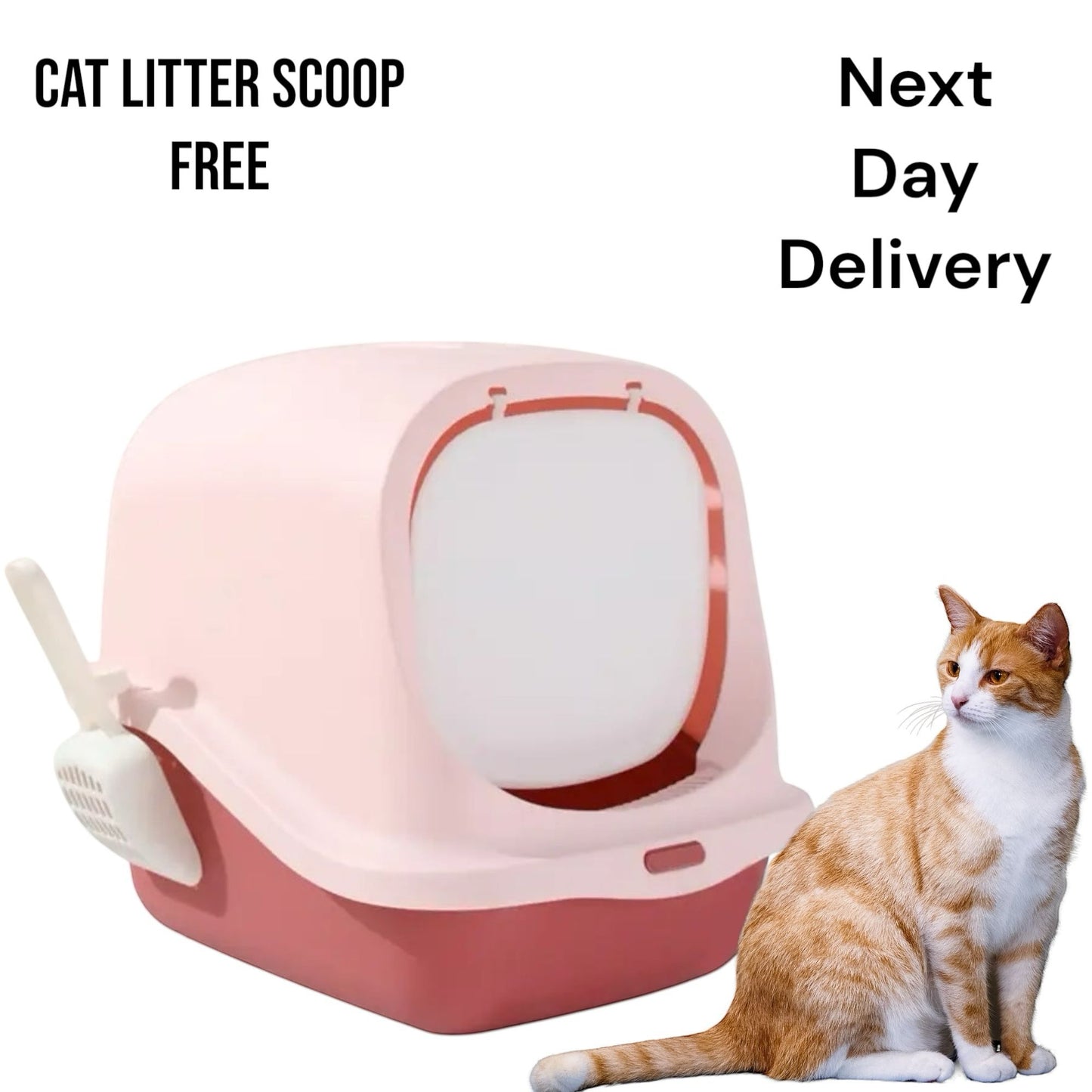 Premium Cat Litter Box – Stylish, Spacious & Smartly Designed