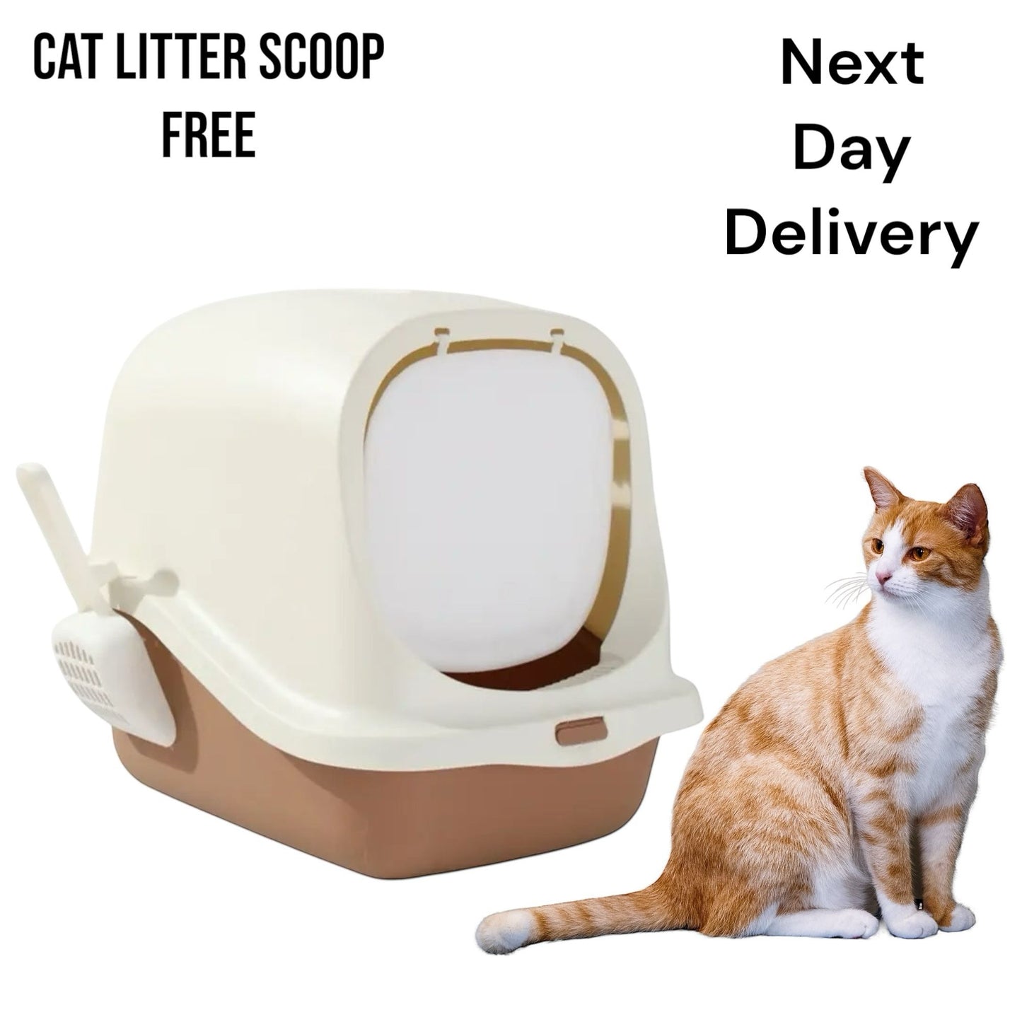 Premium Cat Litter Box – Stylish, Spacious & Smartly Designed