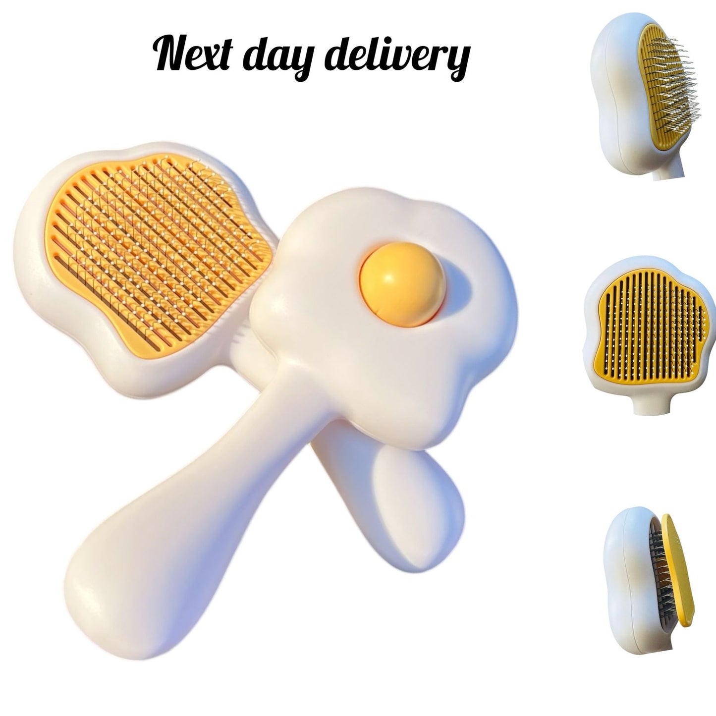 Cat Deshedding Tool – Pet Grooming Brush for Shedding, Loose Fur & Hair Removal for Cats and Dogs