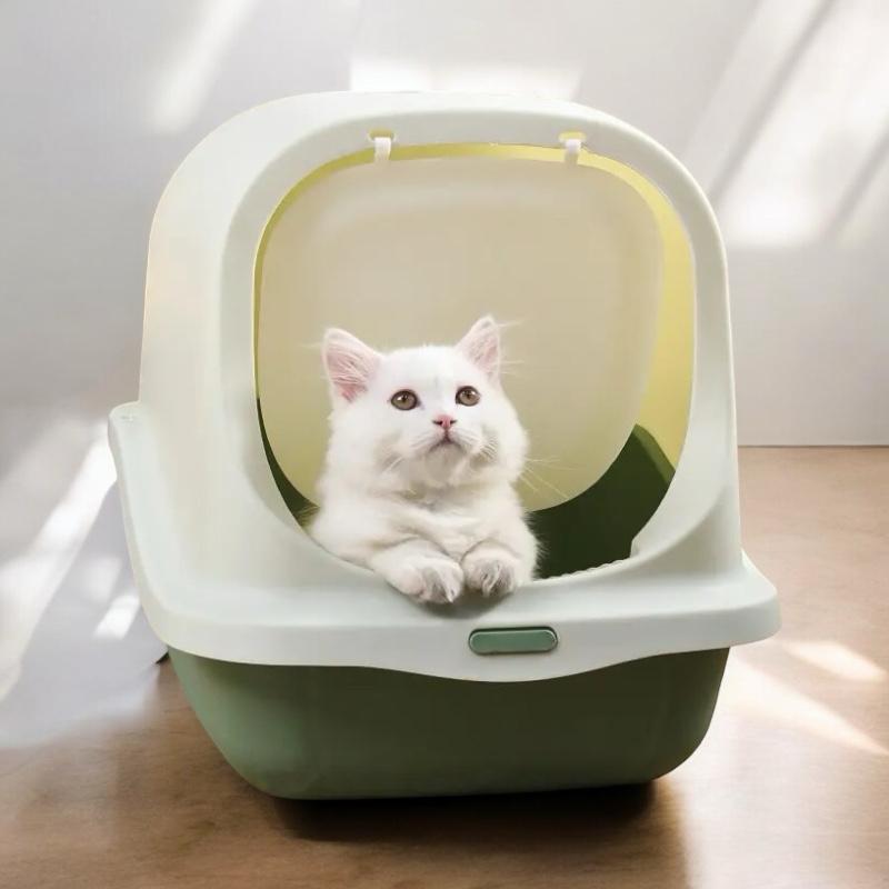 Premium Cat Litter Box – Stylish, Spacious & Smartly Designed