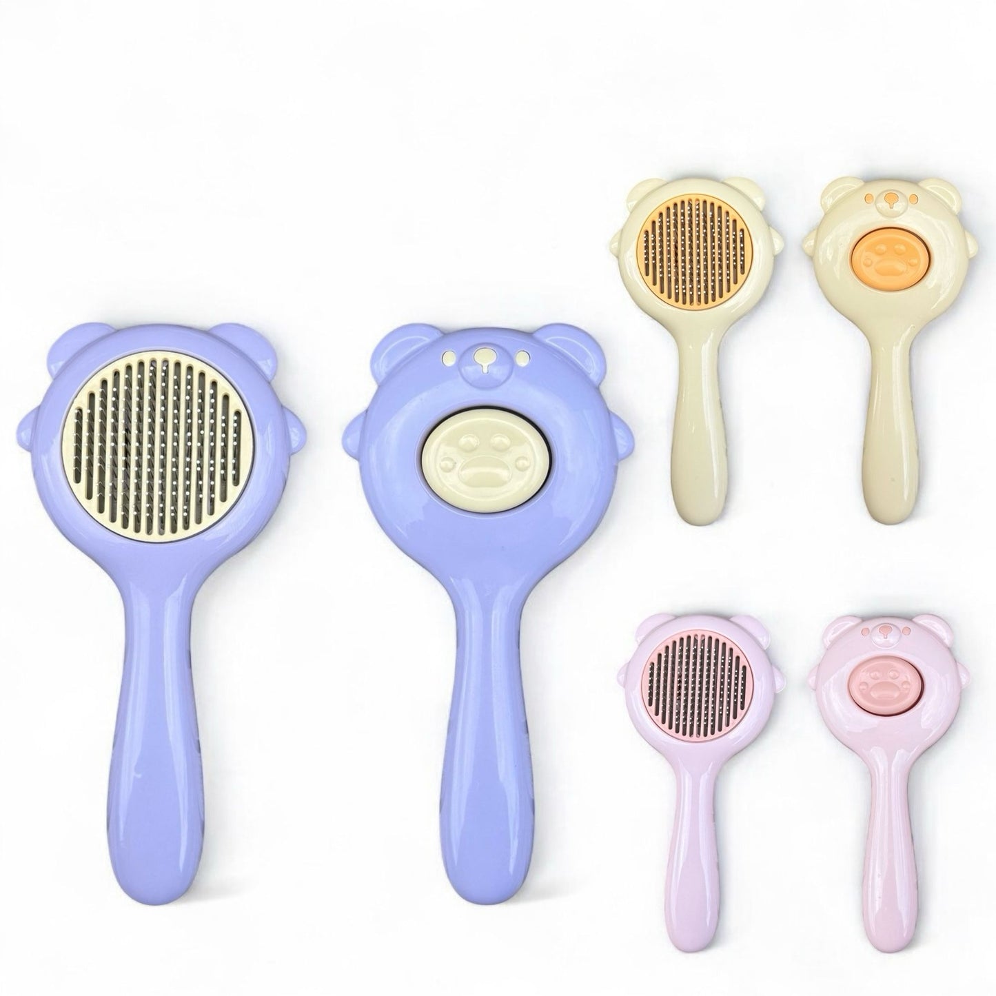 Self-Cleaning Pet Brush for Cats & Dogs – Slicker Deshedding Comb UK