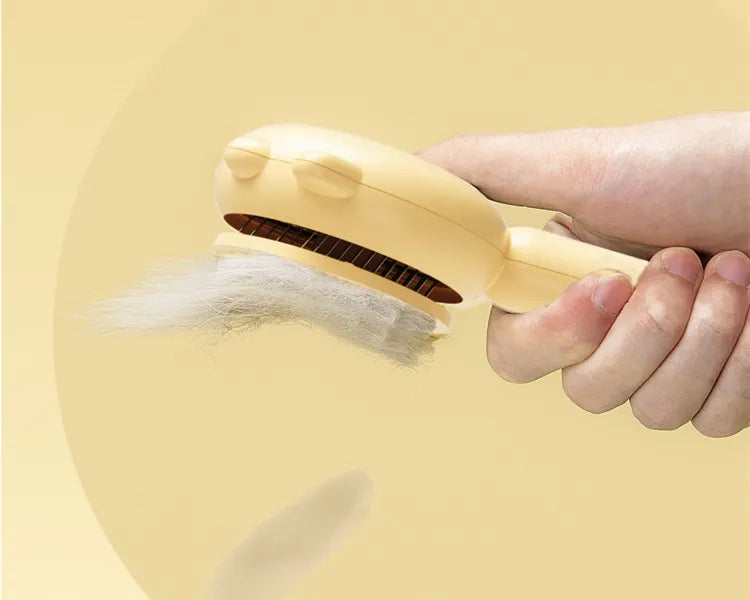 Self-Cleaning Pet Brush for Cats & Dogs – Slicker Deshedding Comb UK