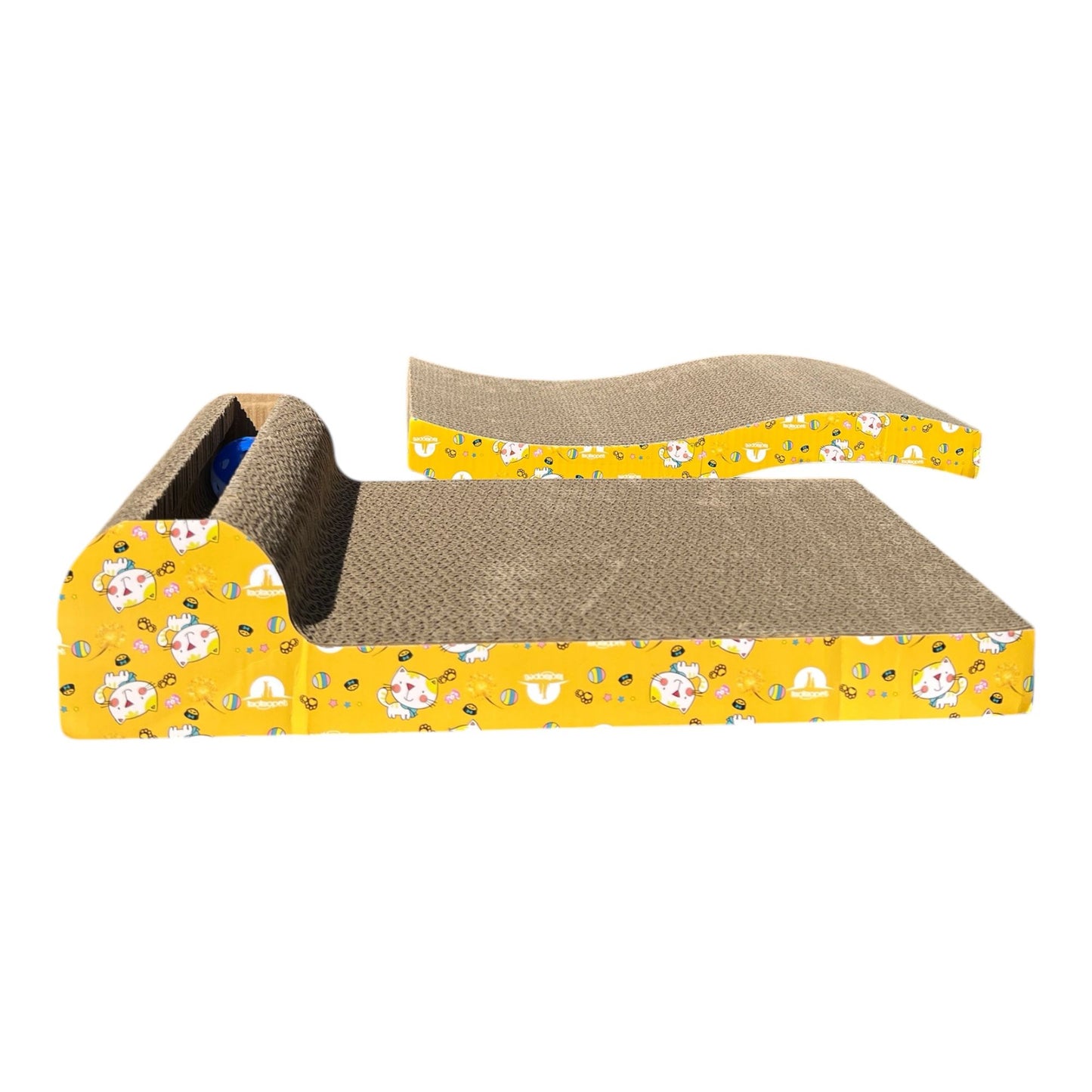 Cat Scratching Board UK – Curved & Flat Designs to Protect Your Sofa & Keep Cats Happy